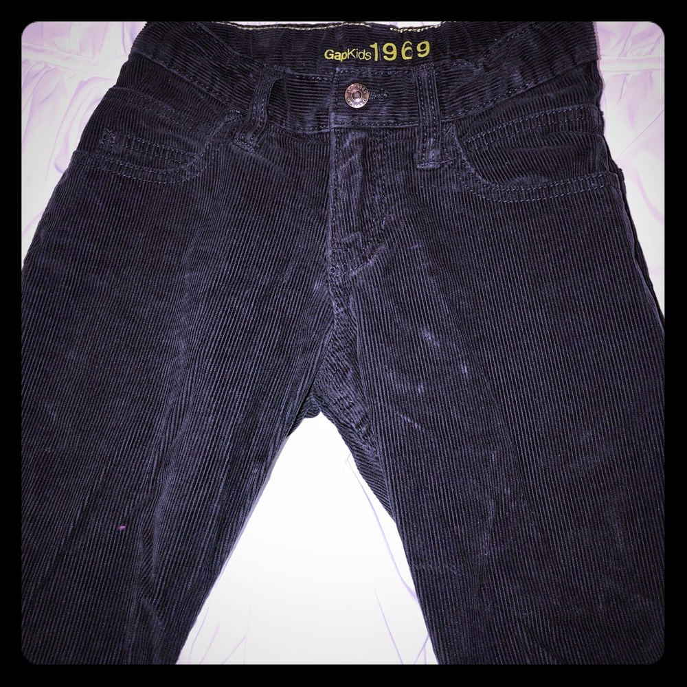 Boys Navy corduroy jeans. The gap. Size 8.EUC